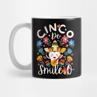 Cinco De Smile O Cinco De Mayo Mexican Mug